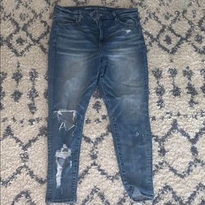 High waisted jegging